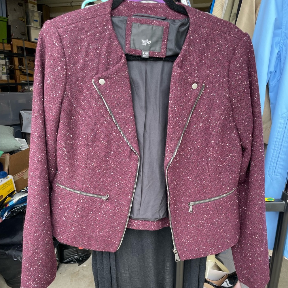 Mossimo maroon blazer. Large
